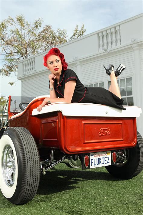 hot rod pin up models